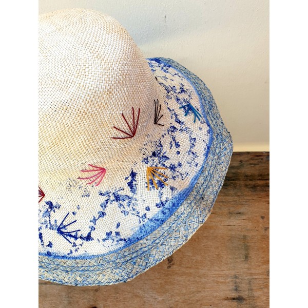 Exquisite J rankų darbo vasarinė skrybėlė